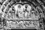 Tympan du portail occidental