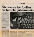 Découvrez les fouilles du temple gallo-romain