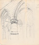 Colonne et ogives de l'église St Médard