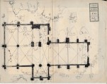 Laigneville - plan de l'église [recto]