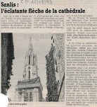 L'éclatante flèche de la cathédrale