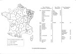 Carte de France - liste des généralités - intendances