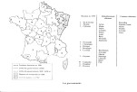 Carte de France - liste des gouvernements