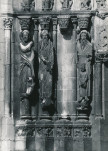 Cathédrale Notre Dame de Senlis - Portail ouest - Statues des prophètes