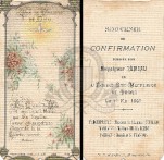 Souvenir de confirmation