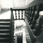 Rampe d'escalier en bois