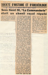 Sous Henri IV, "la Commanderie" était un chenil royal réputé