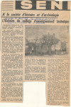 L'histoire du collège d'enseignement technique