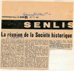 La réunion de la Société historique