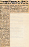 Marcel Proust et Senlis admirablement associés par M. Jullian