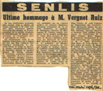 Ultime hommage à M. Vergnet-Ruiz