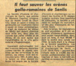 Il faut sauver les arènes gallo-romaines de Senlis