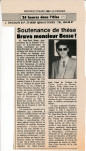 Soutenance de thèse : bravo monsieur Besse !