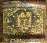 Fer de reliure au monogramme de l'abbaye de Chaalis