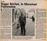 Roger Béchet, le monsieur patrimoine