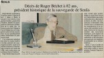 Décès de Roger Béchet à 82 ans, président historique de la Sauvegarde de Senlis