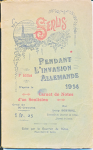 Senlis pendant l'invasion allemande 1914 d'après le carnet de notes d'un senlisien vignette