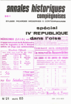 021 - Mars 1983 - Spécial IVe République dans l'Oise vignette