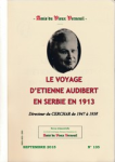 135 - Le voyage d'Etienne Audibert en Serbie en 1913 vignette