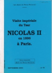 091 - Visite impériale du Tsar Nicolas II en 1896 à Paris vignette
