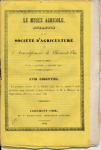 Le Musée agricole, Bulletin de la Société d'agriculture de l'arrondissement de Clermont-Oise vignette