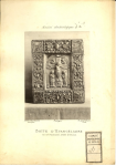 Boîte d'évangéliaire en or repoussé, ornée d'émaux vignette