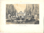 Souvenir de l'exposition industrielle - Beauvais 1869 - Vue du parc, entrée principale vignette