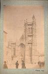 Abbaye de La Chaise Dieu (abbatiale - extérieur - façade du parvis) vignette